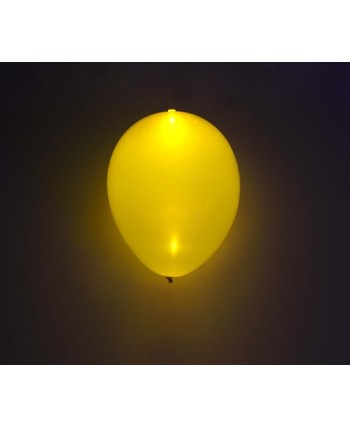 BOLSA 5 GLOBOS CON LUZ AMARILLOS