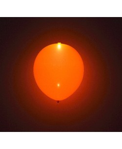 BOLSA 5 GLOBOS CON LUZ NARANJA