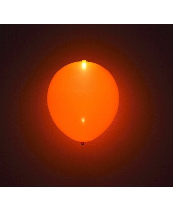 BOLSA 5 GLOBOS CON LUZ NARANJA