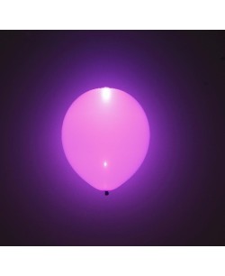 BOLSA 5 GLOBOS CON LUZ LILA