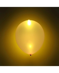 BOLSA 5 GLOBOS CON LUZ ORO METALICO