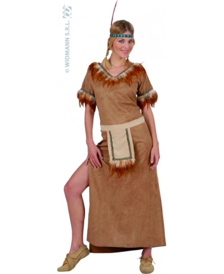 DISFRAZ DE INDIA VESTIDO LARGO PARA MUJER