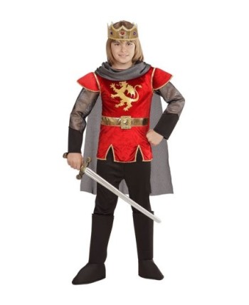 DISFRAZ DE REY ARTURO ROJO 