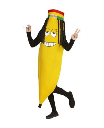 DISFRAZ DE PLATANO RASTAFARI