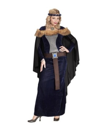 DISFRAZ DE GUERRERA MEDIEVAL CAPA PARA MUJER