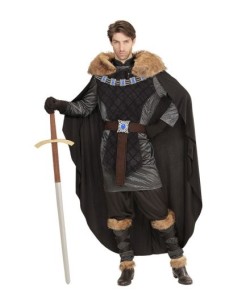 DISFRAZ DE GUERRERO MEDIEVAL CAPA PARA HOMBRE
