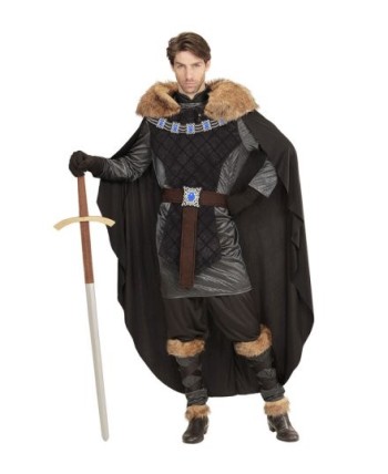 DISFRAZ DE GUERRERO MEDIEVAL CAPA PARA HOMBRE
