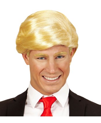 PELUCA HOMBRE RUBIA PRESIDENTE