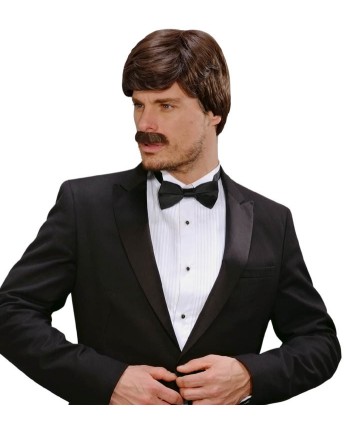 PELUCA HOMBRE DELUXE CASTAÑO PLAYBOY