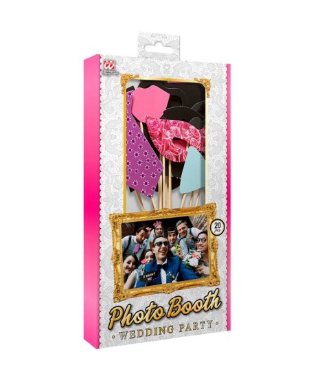 COMPLENTOS PHOTOCALL BODA CHISTERA 20 PIEZAS