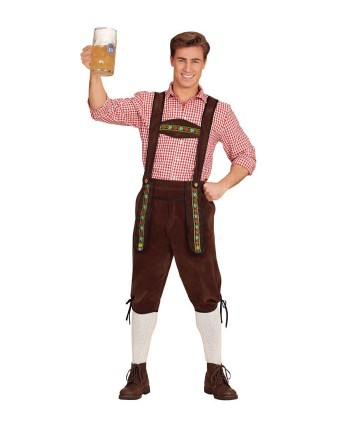 PANTALON DE TIROLES MARRON