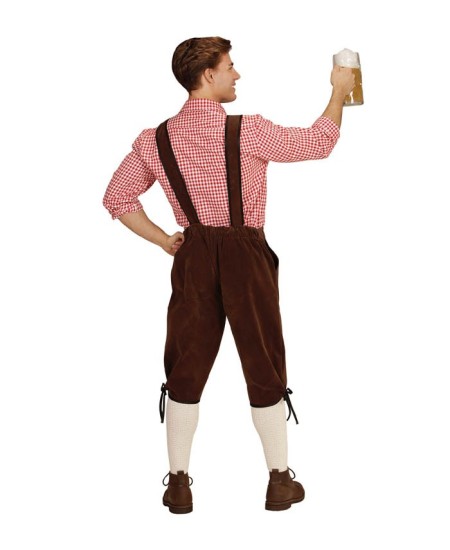 PANTALON DE TIROLES MARRON