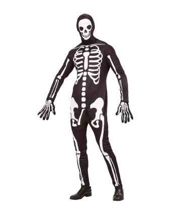 DISFRAZ DE ESQUELETO BLANCO CACHONDO