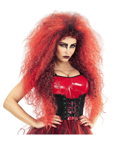 PELUCA ROJA ENCRESPADA 