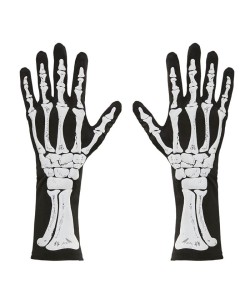 GUANTES ESQUELETO 35 CMS. 2