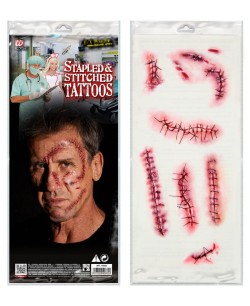 TATUAJES DE HERIDAS 10 UNIDADES