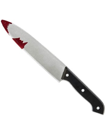 CUCHILLO DE CARNICERO ENSANGRENTADO 30 CMS