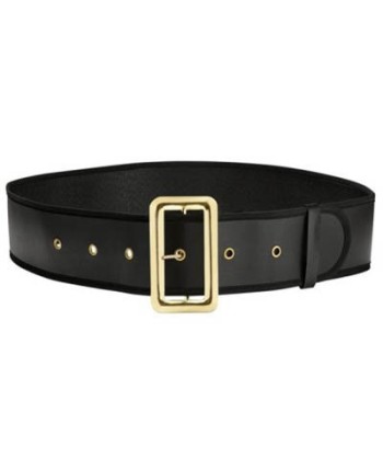 CINTURON NEGRO POLIPIEL CON HEBILLA