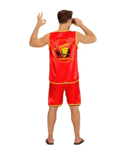 DISFRAZ DE VIGILANTE DE LA PLAYA PARA HOMBRE 2