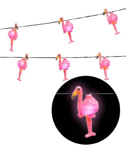 GUIRNALDA FLAMENCOS LUMINOSA 2.5 METROS