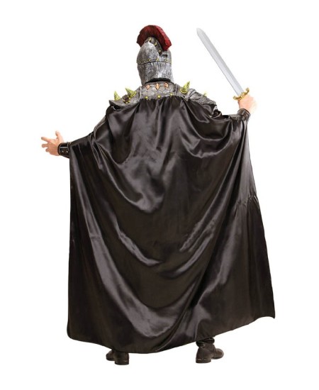 CAPA NEGRA CON PINCHOS DE LATEX Y MASCARA 