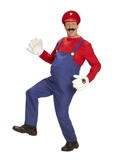 DISFRAZ DE SUPER FONTANERO PARA HOMBRE