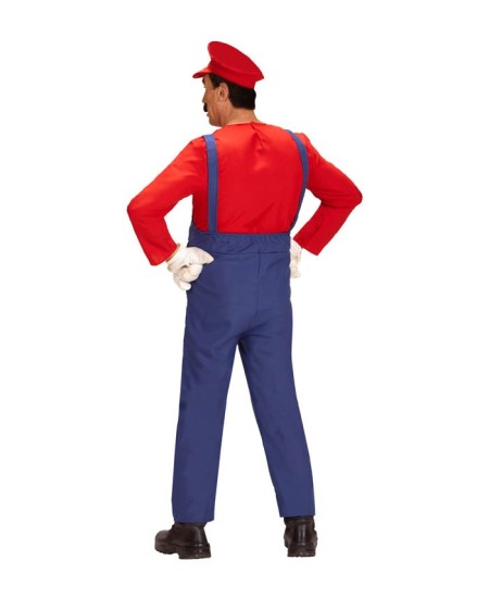 DISFRAZ DE SUPER FONTANERO PARA HOMBRE