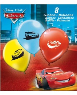 GLOBOS CARS 8 UNIDADES