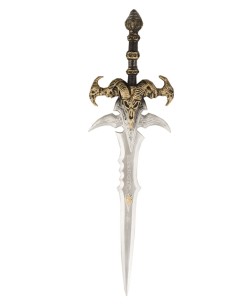 ESPADA MEDIEVAL FOAM CON CALAVERA CON CUERNOS