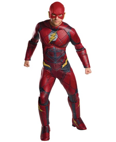DISFRAZ DE FLASH JUSTICIE LEAGUR DELUXE PARA HOMBRE