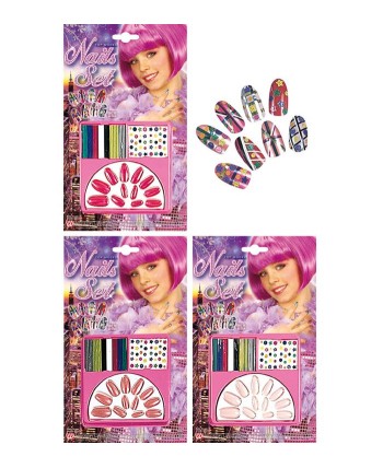 ▷ UÑAS INFANTILES CON ADHESIVO