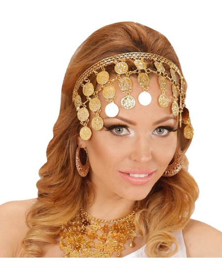 TOCADO MONEDAS DORADO