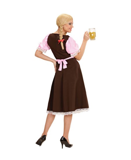 DISFRAZ DE TIROLESA MARRÓN