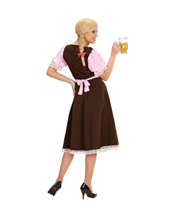 DISFRAZ DE TIROLESA MARRÓN