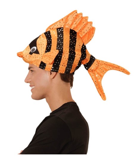 SOMBRERO PEZ NARANJA