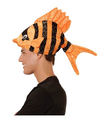 SOMBRERO PEZ NARANJA