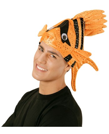 SOMBRERO PEZ NARANJA