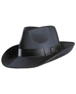 SOMBRERO GANSTER RASO NEGRO
