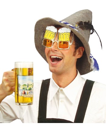 SOMBRERO TIROLES CON PLUMA FIELTRO