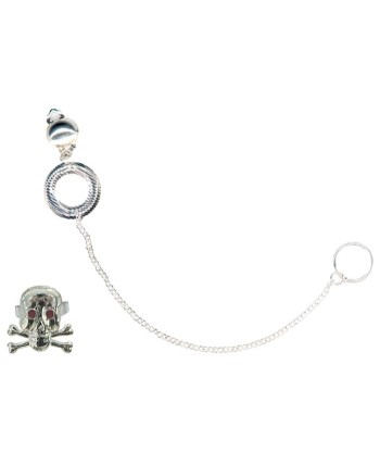 SET PUNKI PENDIENTE CON CADENA Y ANILLO