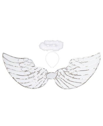 SET ANGEL LENTEJUELAS ALAS Y HALO