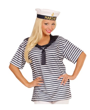 SET MARINERO CAMISETA RAYAS CON GORRO