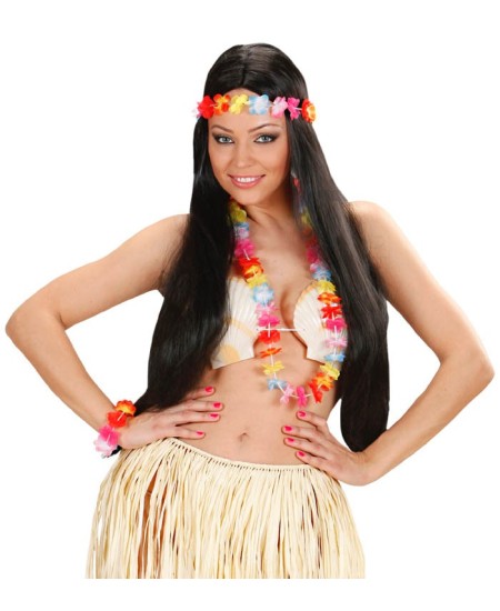 SET HAWAIANO MULTICOLOR