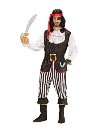 DISFRAZ DE PIRATA PANTALON RAYAS