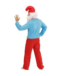 DISFRAZ DE PAPA ENANITO AZUL PARA HOMBRE 2