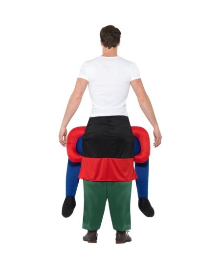 DISFRAZ DE ENANITO CON HOMBRE A HOMBROS