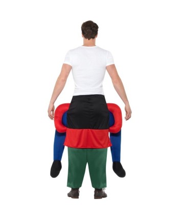 DISFRAZ DE ENANITO CON HOMBRE A HOMBROS