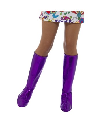 PAR DE CUBREBOTAS MORADAS 