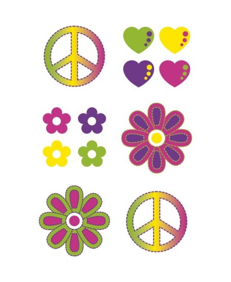 TATUAJES HIPPIE CALCAMONIAS