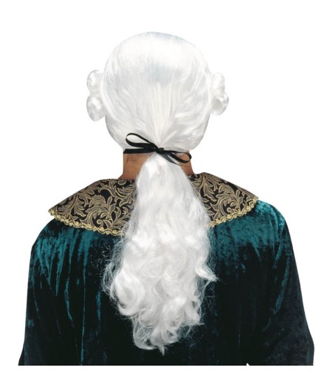 PELUCA DE EPOCA DUQUE BLANCA